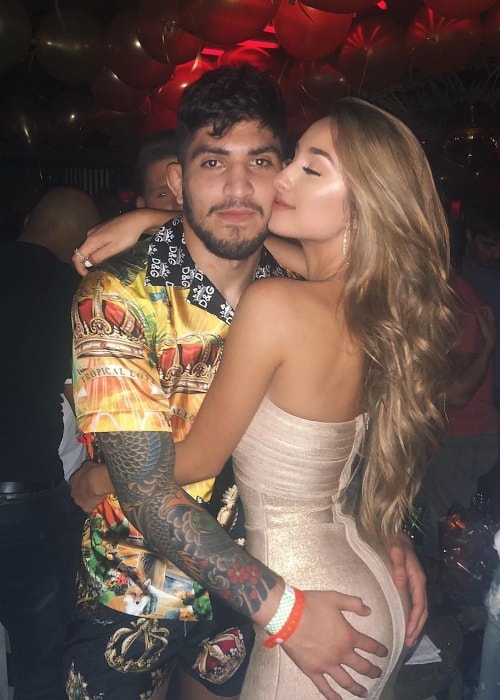 Savannah Montano as seen while posing for a picture along with Dillon Danis in June 2019