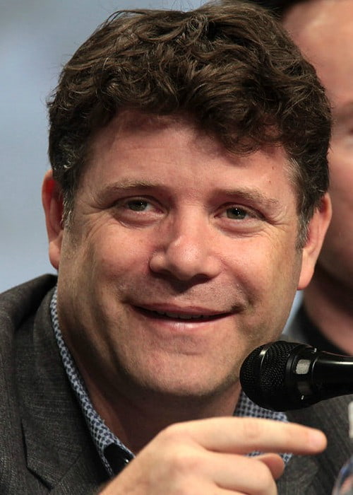 Sean Astin speaking at the 2014 San Diego Comic Con International