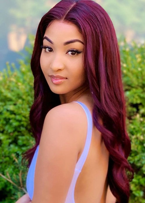 Shenseea in an Instagram post as seen in August 2019