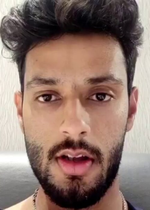 Shivam Dube as seen in a screenshot taken from a short video that he uploaded to his Instagram in January 2019