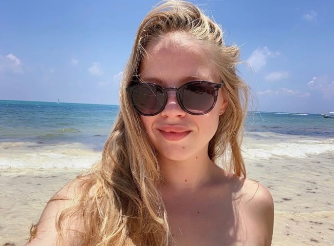 Sofia Vassilieva as seen in August 2019