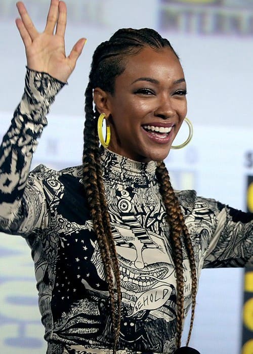 Sonequa Martin-Green at the 2019 San Diego Comic Con International