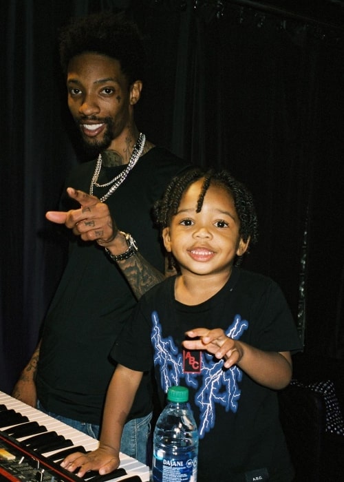 Sonny Digital as seen in a picture along with his son at Rollin Records in September 2019