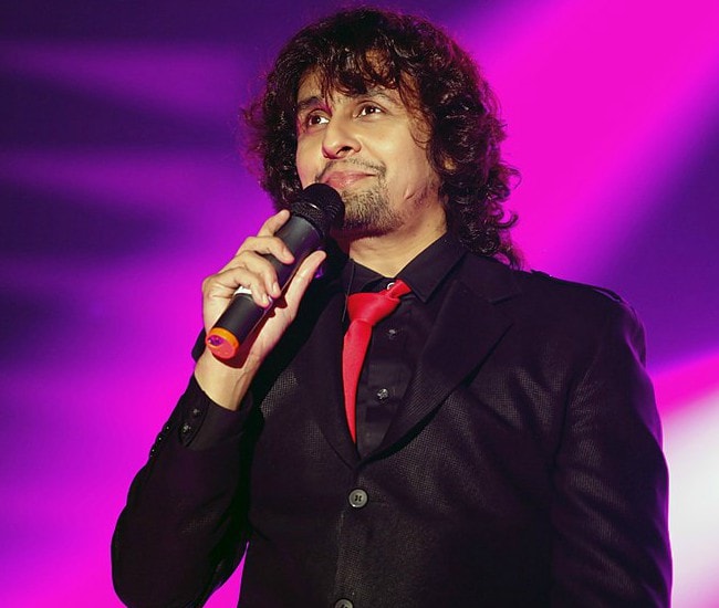 Sonu Nigam during a performance in December 2012