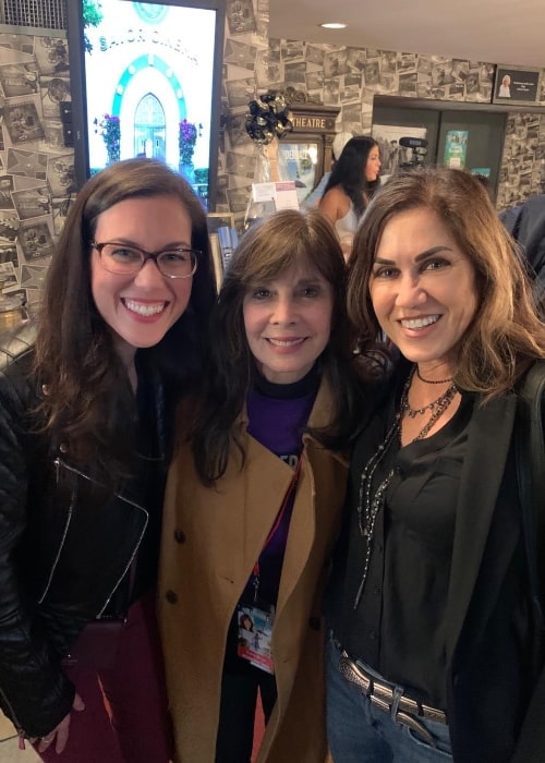 Talia Shire (Center) as seen while posing for a picture at Fort Lauderdale International Film Festival