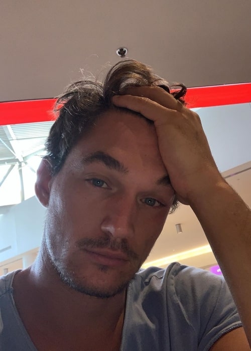 Tyler Cameron as seen in a selfie taken in July 2019