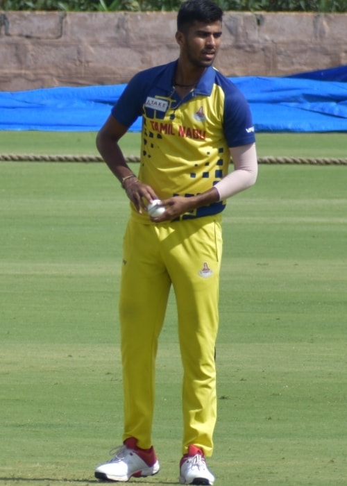 Washington Sundar as seen in a picture taken during the Vijay Hazare Trophy in Alur, Bangalore on October 26, 2019