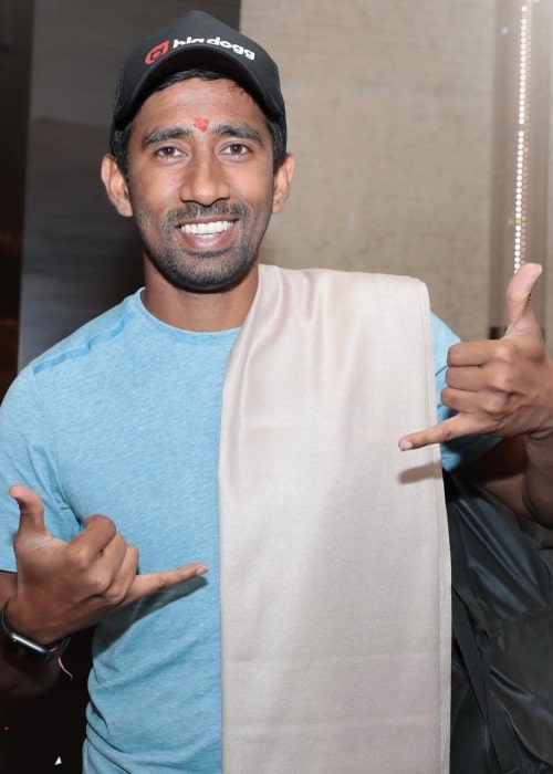 Wriddhiman Saha as seen in a picture taken in March 2019