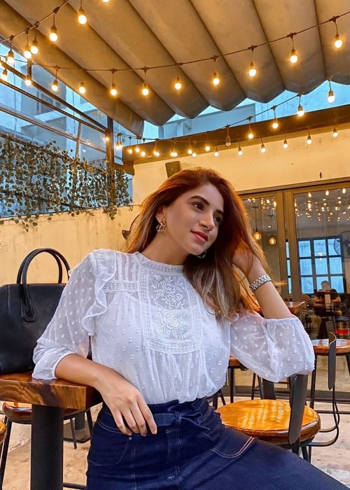 Aashna Shroff as seen in a picture taken at Pasteur Street Brewing Company in November 2019