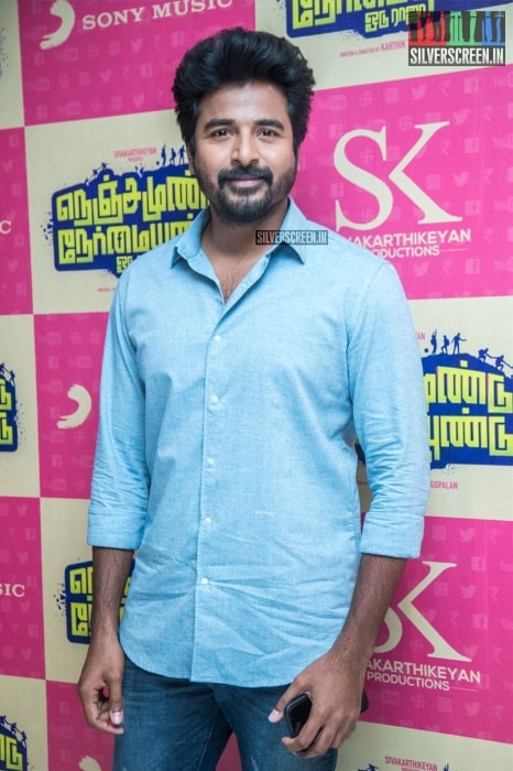 Actor Sivakarthikeyan as seen in Nenjamundun Nermaiyundu Odu Raja Audio Launch 2019