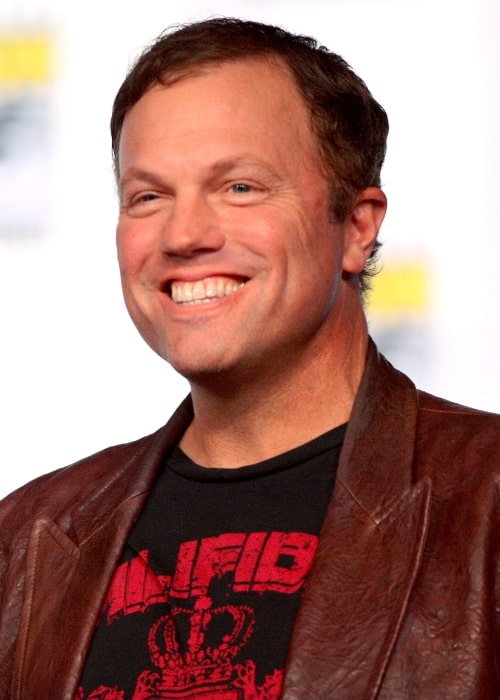 Adam Baldwin as seen while smiling in a picture taken at the 2012 Comic-Con in San Diego, California, United States