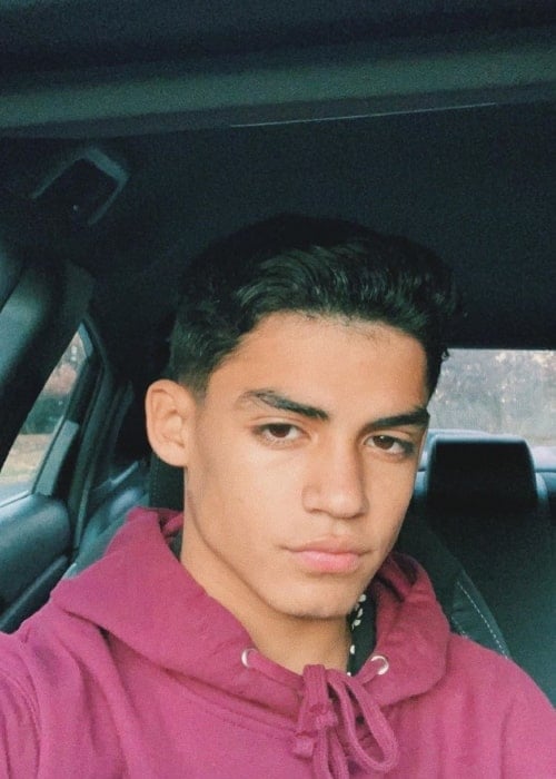 Alejandro Rosario as seen while taking a car selfie in November 2019
