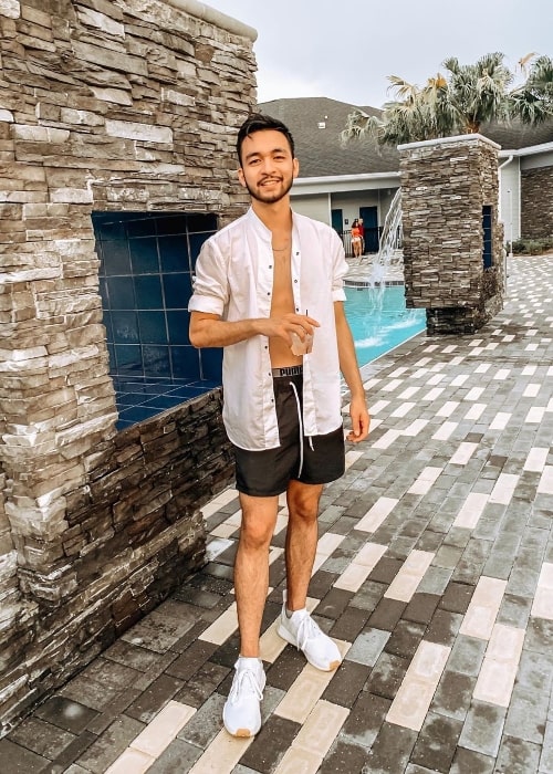 Alex Moy as seen while posing for the camera in Ocala, Marion County, Florida, United States in July 2019