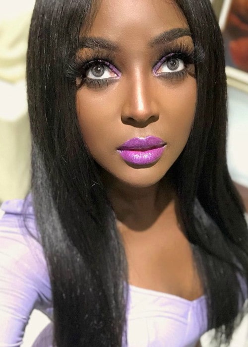 Amara La Negra in an Instagram selfie as seen in May 2019