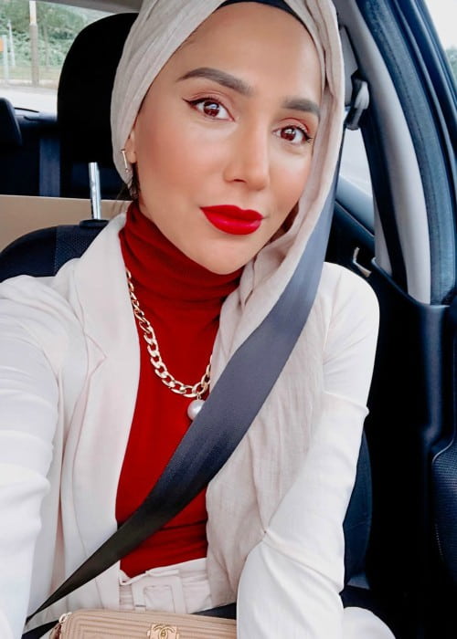 Amena Khan in a selfie in September 2019