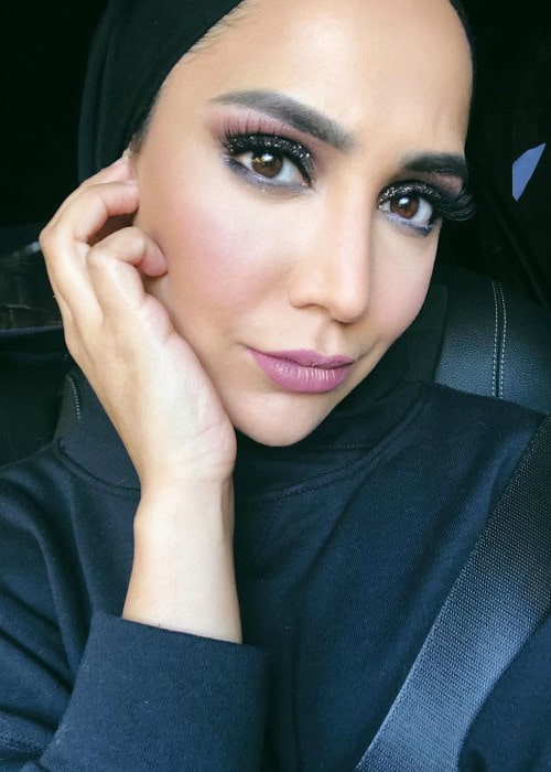 Amena Khan in an Instagram selfie as seen in October 2019