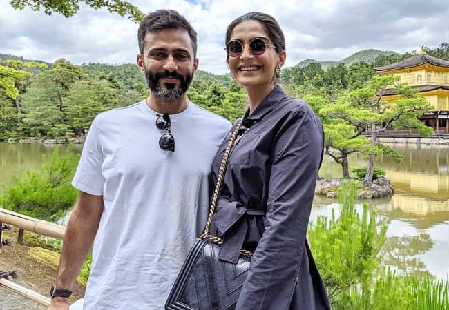 Anand Ahuja and Sonam Kapoor as seen in June 2019