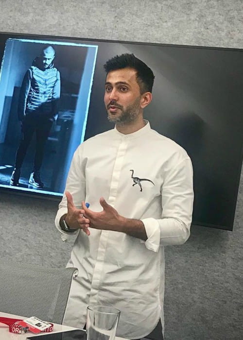 Anand Ahuja in an Instagram post as seen in July 2019
