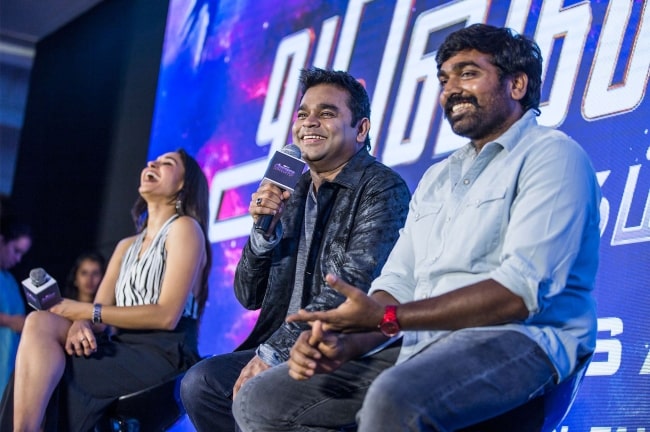 Andrea Jeremiah, AR Rahman, Vijay Sethupathi at the 'Marvel Anthem' Launch 2019