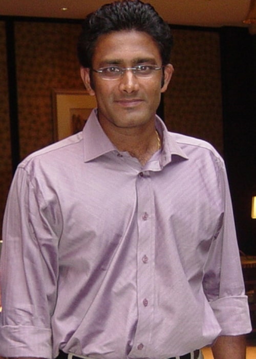 Anil Kumble as seen in a cropped image from an original picture taken on March 26, 2006