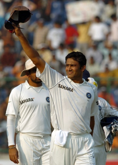 Anil Kumble in a picture taken on the last day of the 3rd Cricket Test match between India & Australia on November 2, 2008 before he retired from International Cricket