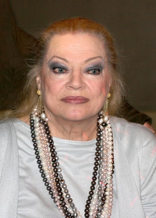 Anita Ekberg as seen in March 2007