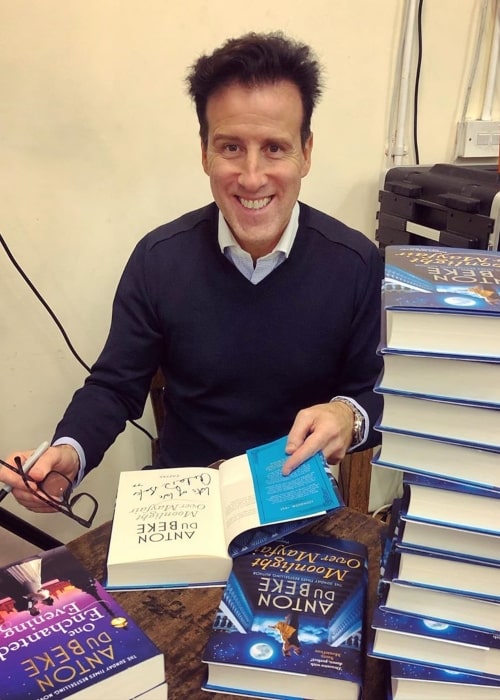 Anton du Beke as seen in a picture taken at the signing of his novel Moonlight Over Mayfair in November 2019
