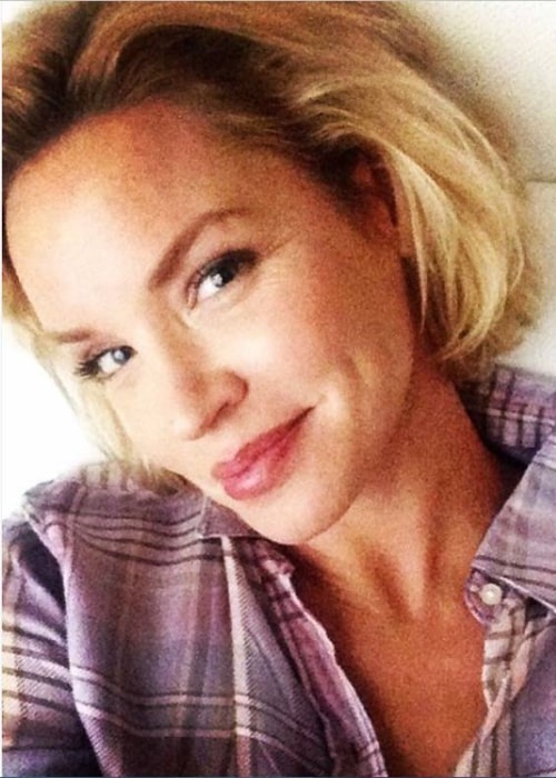 Ashley Scott as seen in a selfie taken in February 2018 in Los Angeles, California