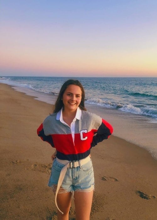 Ava Acres as seen while posing for the camera in Malibu, Los Angeles County, California, United States in October 2019
