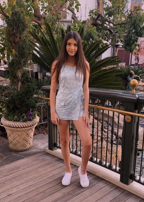 Avary Anderson as seen while posing for the camera in Los Angeles, California, United States in March 2019