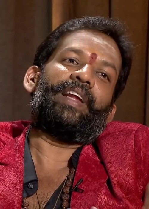 Baba Bhaskar during an interview as seen in November 2019