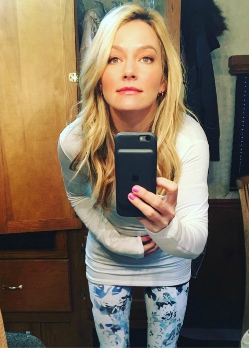 Becki Newton in a selfie as seen in March 2019