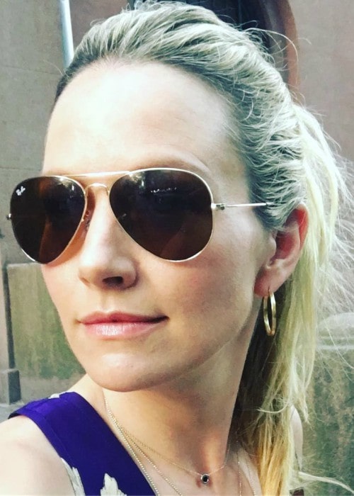 Becki Newton in an Instagram selfie as seen in July 2018