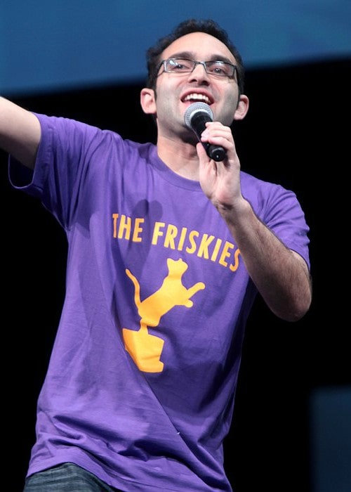 Benny Fine speaking at the 2014 VidCon at the Anaheim Convention Center