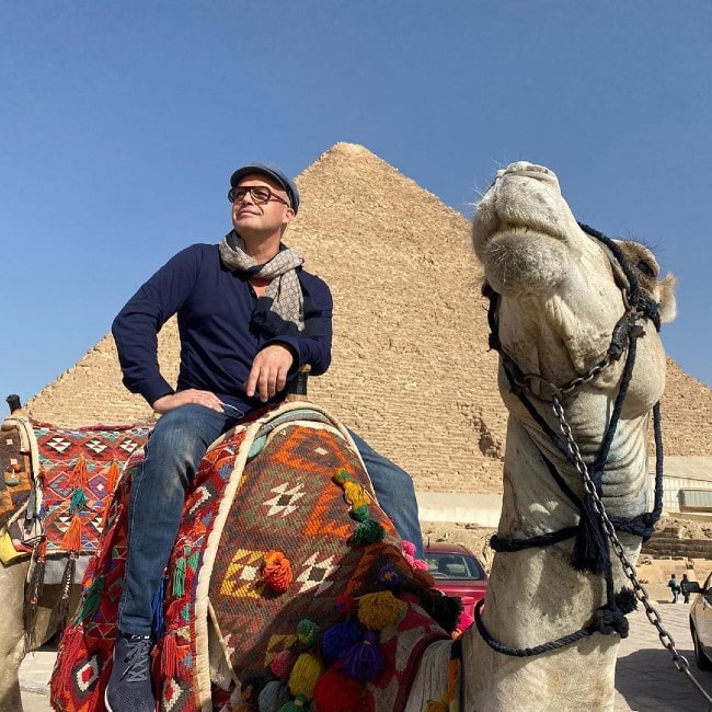 Billy Zane in Egypt as seen in November 2019