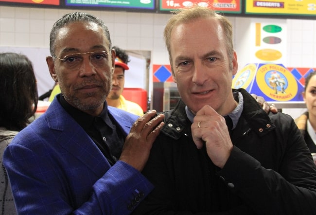 Bob Odenkirk (Right) as seen in a picture along with Giancarlo Esposito in March 2017