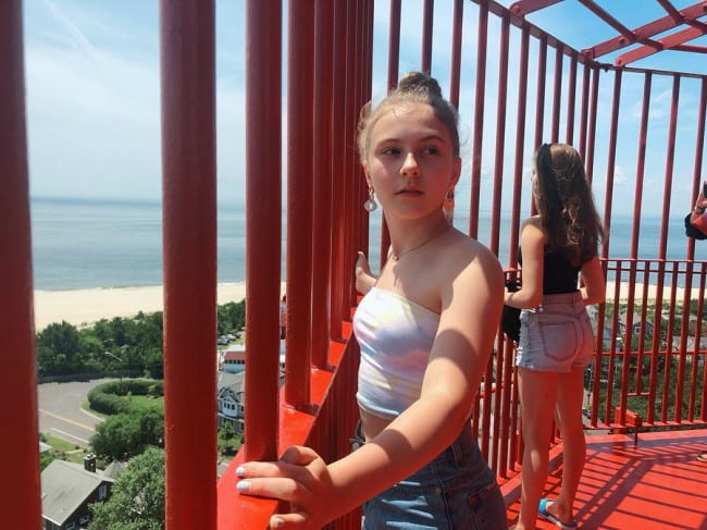 Brooklyn Shuck at Cape May Lighthouse as seen in July 2019