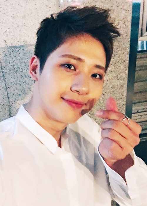 CNU as seen while clicking a selfie in June 2018