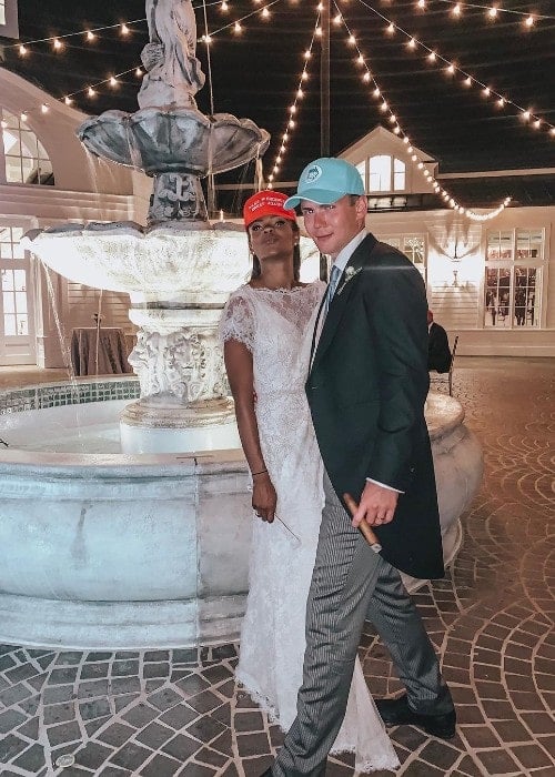 Candace Owens with her husband as seen in September 2019
