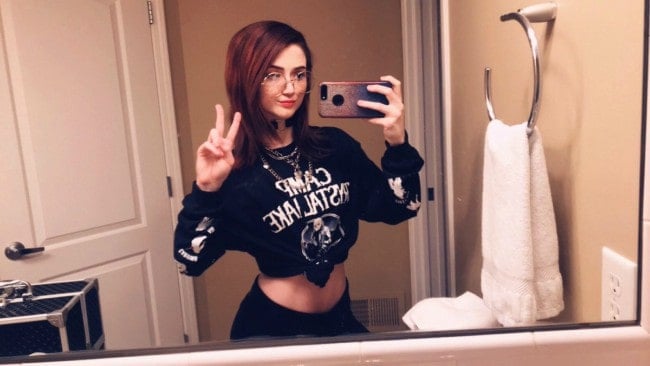 Celestia Vega in a selfie in November 2019
