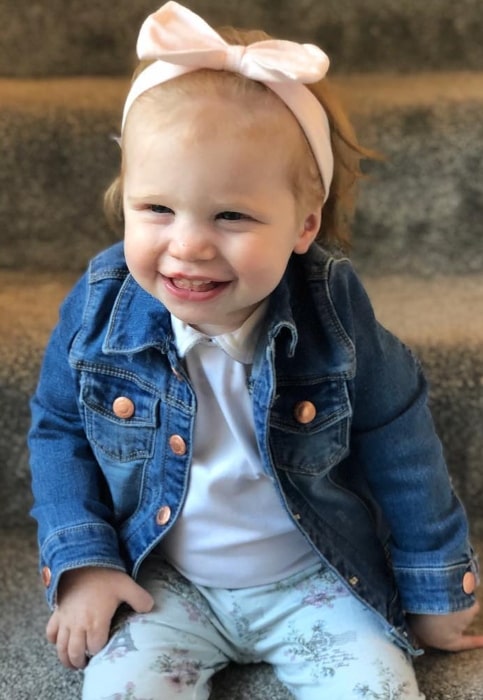 Chloe Conder as seen while smiling in a picture in April 2019