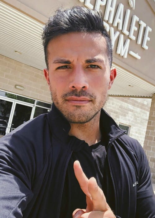 Christian Guzman într-un selfie Instagram așa cum se vede în iulie 2018