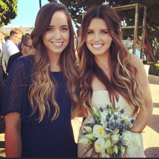 Christina Schwarzenegger (Left) and Katherine Schwarzenegger as seen in July 2015