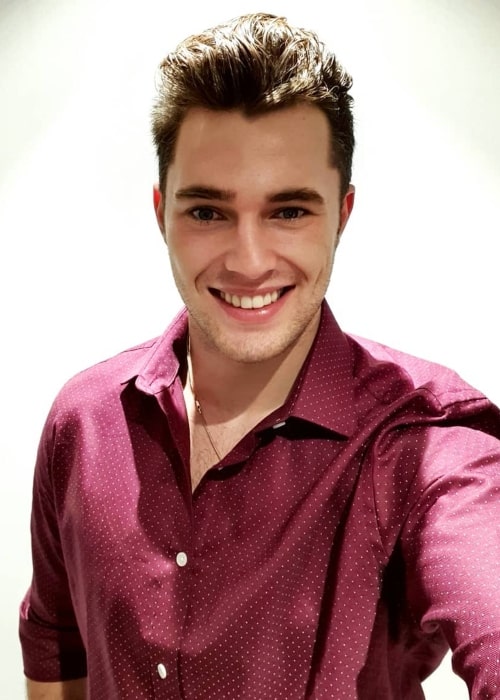 Curtis Pritchard as seen in a selfie taken in October 2019