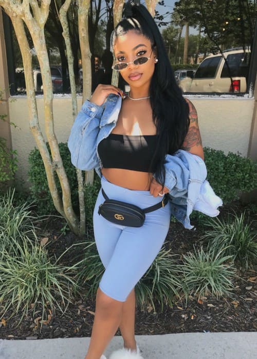 De'arra Taylor in an Instagram post as seen in May 2018