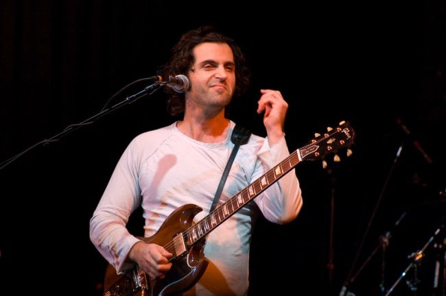 Dweezil Zappa during a performance as seen in October 2007