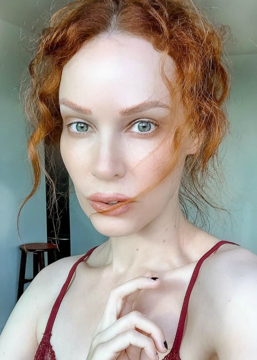 Emilie Autumn in an Instagram selfie as seen in August 2019