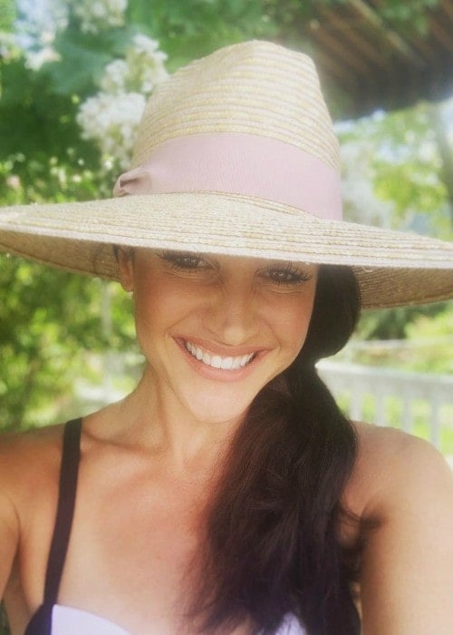Emily Compagno in a selfie in August 2019