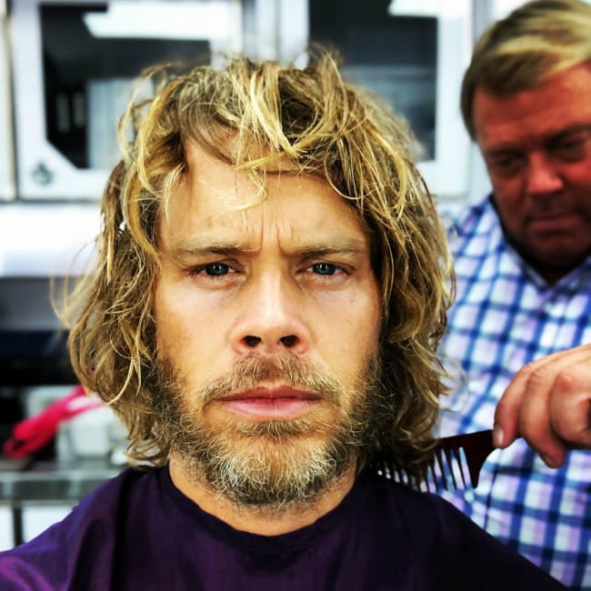 Eric Christian Olsen in an Instagram selfie as seen in August 2019