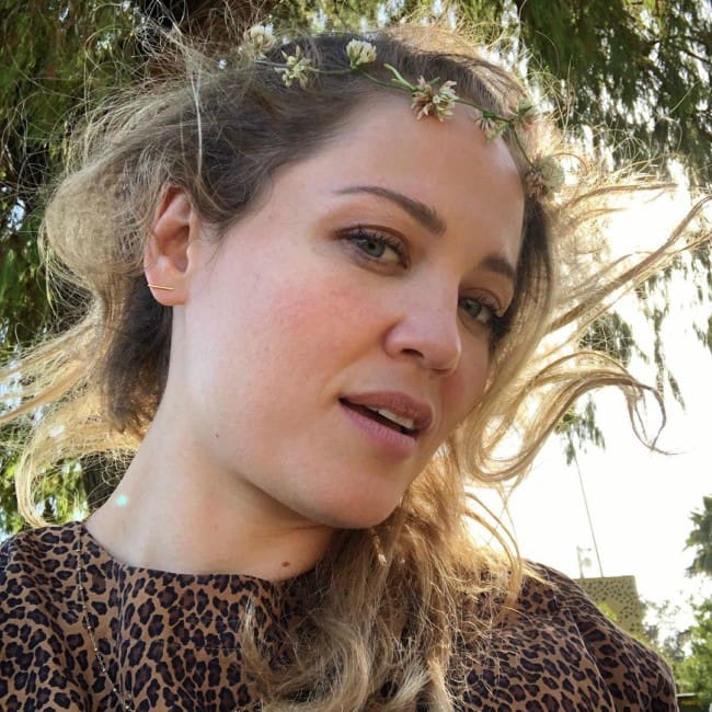 Erika Christensen in an Instagram selfie as seen in October 2019